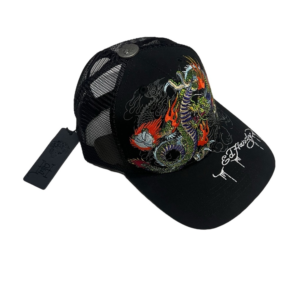 NWT Ed Hardy dragon snapback hat